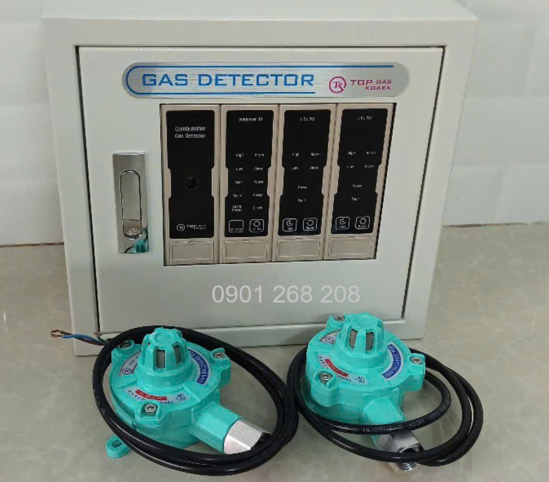 tủ báo rò gas phòng nổ Hàn Quốc DA-7302 Topgas